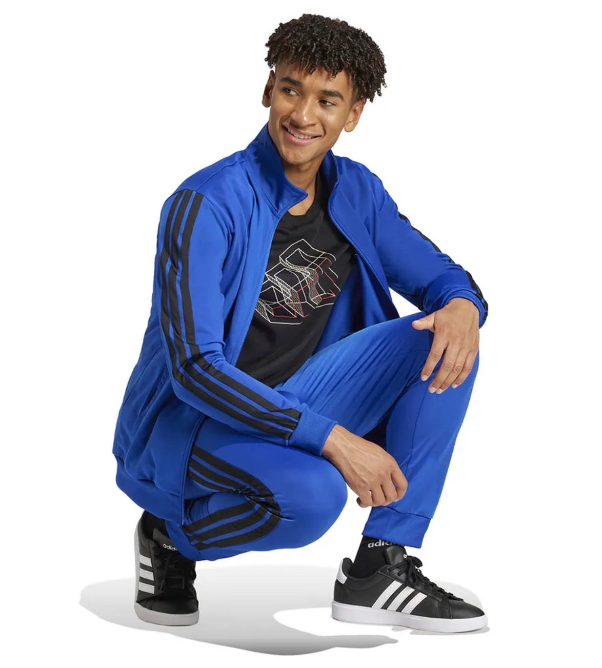 adidas Sportswear Basic 3 Stripes Tricot tracksuit